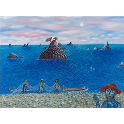 Tamas Galambos (Hungary), Oil on canvas