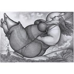 Nelson Romero (Uruguay), graphite