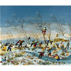 Francois Torti, Oil on canvas