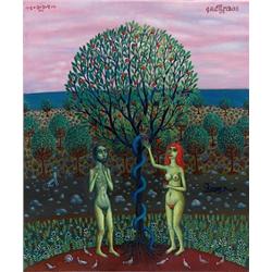 Tamas Galambos (Hungary), Oil on canvas