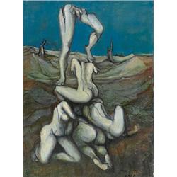 Esther Peretz Arad , Oil on canvas