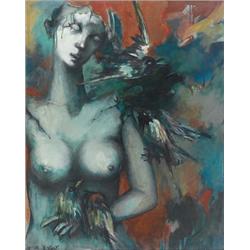 Esther Peretz Arad , Oil on canvas