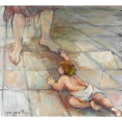 Esther Peretz Arad , Oil on canvas