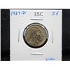 Image 3 : 1937-D Buffalo 5c.  UNC.