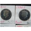 Image 2 : 10 Proof Kennedy 50c.  1981-S thru 1990-S.
