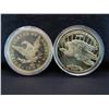 Image 1 : 2 Replica Proof $20 Gold Coins.