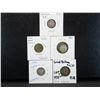 Image 1 : 5 Foreign Silver Coins.
