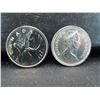 Image 3 : 24 UNC Canada 25c.  Clad.