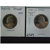 Image 2 : 10 Proof Washington 25c.  1980-S thru 1989-S.