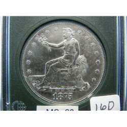1875 S Trade Dollar