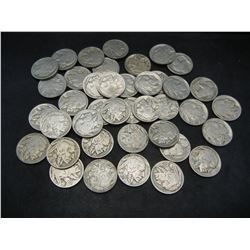 (40) Full Date Buffalo Nickels.  Nice coins.