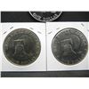 Image 5 : 1976 Type 1, 1976-D Type 1, and 1976-S Type 1 clad Bicentennial Eisenhower Dollars.  P and D are nic