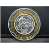 Image 1 : Flamingo Las Vegas $10 (.999) silver gambling token-Defending America.   In capsule.