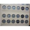 Image 8 : Complete Jefferson Nickel Set 1938-2000-D in Dansco 7113.  No Proof after 1964.  Few BU in the 50s i