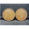 Image 1 : 1909 Indian Cent and 1909-VDB Lincoln Cent.