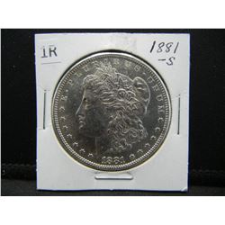 1881 S Morgan Dollars