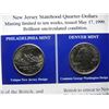 Image 2 : NEW JERSEY BU STATE QUARTERS & STAMPS, & THE HISTORY OF THE GREAT STATE (LARGE 9X10 INCHES), NEW