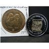Image 2 : 2-PATRIOTIC COINS (AMERICAN REVOLUTION & US CONSTITUTION 200 YRS), BU