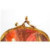 Image 3 : An enamel painted copper tray.