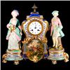 Image 1 : A continental porcelain clock.