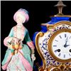 Image 5 : A continental porcelain clock.