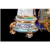 Image 6 : A continental porcelain clock.