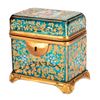 Image 1 : Gilt and glass box.