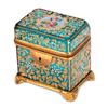 Image 3 : Gilt and glass box.