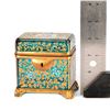 Image 7 : Gilt and glass box.