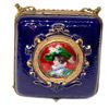 Image 5 : Glass and enamel box.