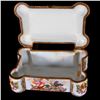 Image 9 : A Capodimonte porcelain box.