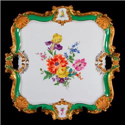 Continental porcelain platter.