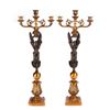 Image 1 : A pair of candelabras.