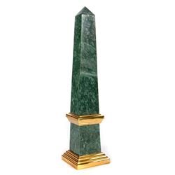 Marble obelisk.