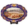 Image 1 : A Meissen porcelain platter with a royal scene.