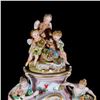 Image 2 : A Continental porcelain clock.
