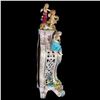 Image 4 : A Continental porcelain clock.