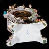Image 7 : A Continental porcelain clock.