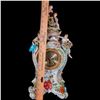 Image 9 : A Continental porcelain clock.