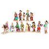 Image 1 : Thirteen piece porcelain monkey band.