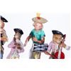 Image 5 : Thirteen piece porcelain monkey band.