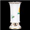 Image 3 : A Meissen Flower vase.