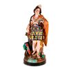 Image 1 : A large bisque Indian huntress.
