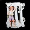 Image 1 : A German porcelain boy vase.