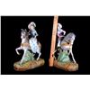 Image 10 : Pair of bisque equestrians.