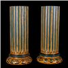 Image 1 : Pair of painted columns.
