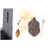Image 7 : A dance card fob, a pin and a perfume.