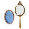 Image 4 : A Wedgewood brooch and a mirror.
