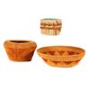 Image 1 : Three Indian baskets.