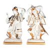 Image 1 : A pair of Carpie porcelain dancers.